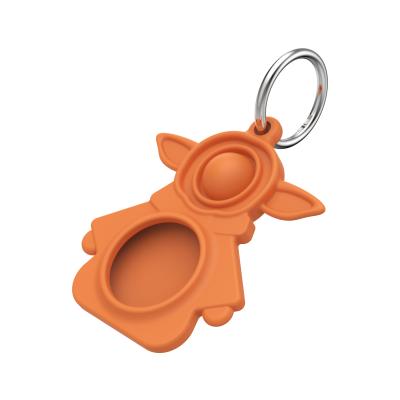 China airtag Anti-fall yoda Protector Air Tag Accessories Holder Silicone Cover Pet Case Key Chain Protector for sale