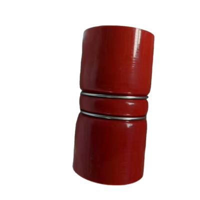 China Heavy Duty Fuel 60mm Variable Diameter Elbow Silicone Hose With Fluorine Silicone Coat Inner Custom Oil Resistant Hose for sale