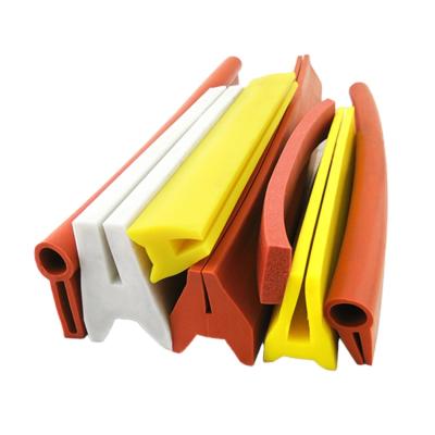 China Home Application Factory Extruded Silicone Rubber Foam Sponge Washer Strip for sale