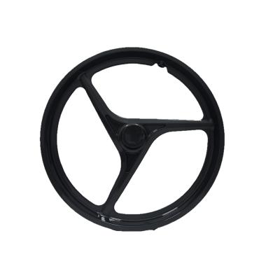 China Bicycle Magnesium Alloy Integrated Wheel Bicycle Front Rim Rear Rim Magnesium Alloy 3 Spokes Die Casting Bicycle Wheel for sale