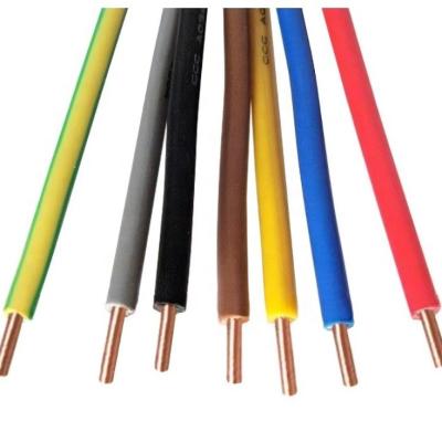 China Copper Core Heater PVC Insulated 450/750 Wire Home Appliance Heater Cables (Wires) PVC Flexible Insulation Cable Building Solid BEYOND OPTICAL RANGE for sale