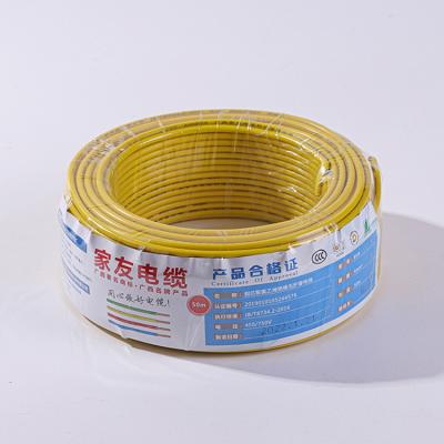 China Manufacturer Certification House 2.5mm 4mm 6mm Heating Cable CDE Wiring PVC Insulation Electrical Cable for sale