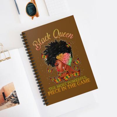 China Custom Planner A5 Logo Printing A5 Spiral Lined Notebook Diary Paper Journal Notebook For Teen Girl Student for sale