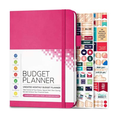 China Custom Planner Weekly Agenda Budget Planner A5 Hardcover Book Tracker Accounts Book Financial Notebook for sale