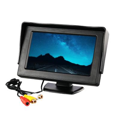 China Universal Rear View Camera 4.3 Inch LCD Mirror Car Rear View Monitor for sale