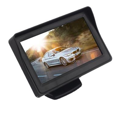 China 4.3 Inch LCD Monitor Car Rear View Mirror Camera Video Parking Reverse Sensor XD-035 for sale