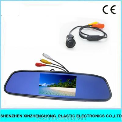 China Waterproof Car Reversing Kit , Rearview Camera Parking Sensor Rear View Mirror Night Vision for sale