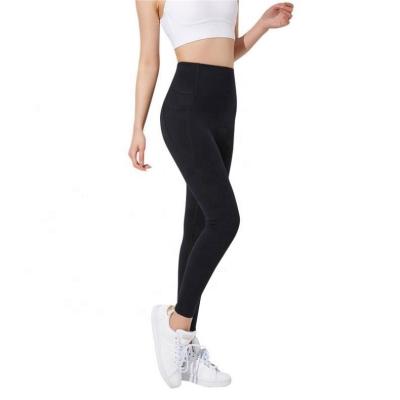 China 2022 Breathable New Pouch Inserting Naked Yoga Pants Waist Peach High Hip Fitness Splicing Simple Lifting Tights for sale