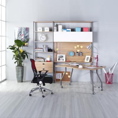 China Modern Office Furniture Office File Cabinet Display Rack Study Bookcase Study Living Room Steel and Wood Locker for sale