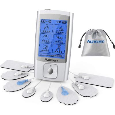 China Commercial 4 Channels TENS Unit Muscle Stimulator with 24 Modes Rechargeable TENS EMS Device Electronic Pulse Massager for sale