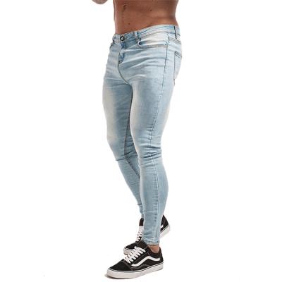 China Latest Mens Skinny Jeans Super Skinny Jeans Mens QUICK DRY Non Ripped Stretch Denim Pants Customized for sale