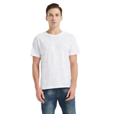 China Other 100% Cotton 160gsm Fine Cotton Short Sleeve SML 0.99USD To 5XL Custom Design OEM Logo Mens Plain Blank White Cotton T-Shirts for sale