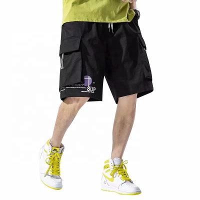 China 2021 New Model Big Size Breathable Pocket Waist Short Colorful Men Elastic Half Shorts Cargo Clothing Shorts for sale