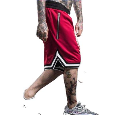 China 2021 Streetwear Mesh Shorts Men Big Size Zipper Knee Length Elastic Breathable Sweatpants Sweatpants Customize Logo Custom Men's Short Summer for sale