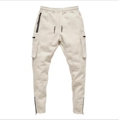 China Breathalbe Tapered Cargo Sport Joggers Mens Streetwear Gym Track Pants Casual Cargo Pants With Side Pockets for sale