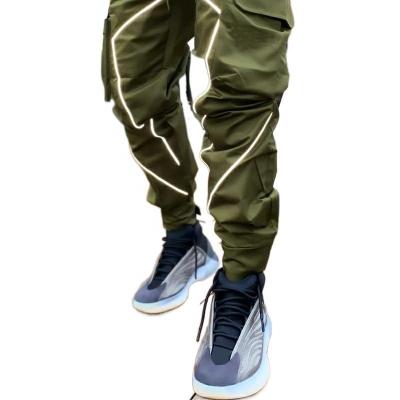 China Breathalbe 2021 Autumn New Streetwear Multi Pockets Harem Hip Pop Lane Spring Pants Sports Night Running Thoughtful Cargo Jogger Pants Men for sale