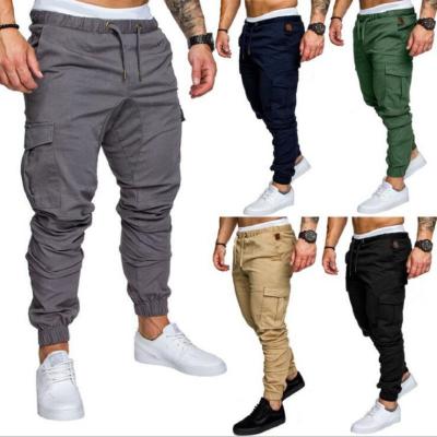 China Breathalbe 6 Style Hot Mens Woven Multi-pocket Cargo Pants Men's Casual Pants With Joggers Pencil Pants High Quality for sale