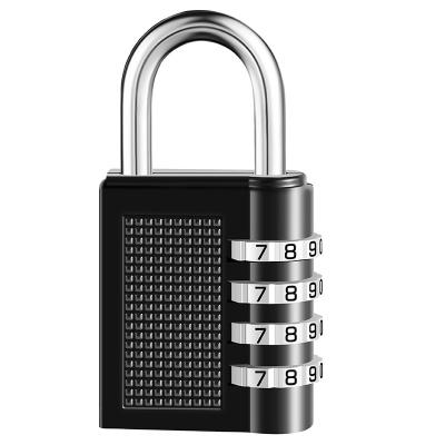 China 4 Digit Zinc Alloy Padlock Bag Lock Password Gym Cabinet Household Door Lock Outdoor Password Padlock for sale