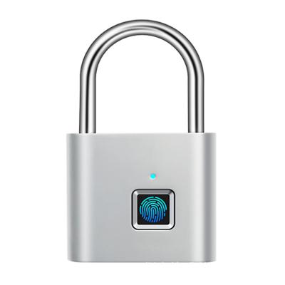 China Zinc Alloy Padlock Anti-theft Luggage Gym Locker Gym Locker Dorm Student Smart Lock Student Fingerprint Lock For Door for sale