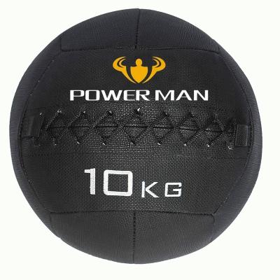 China Eco-friendly PVC Resistance Tear Top Leather Yoga Workout Strength Forming Soft Medicine Wall Ball for sale