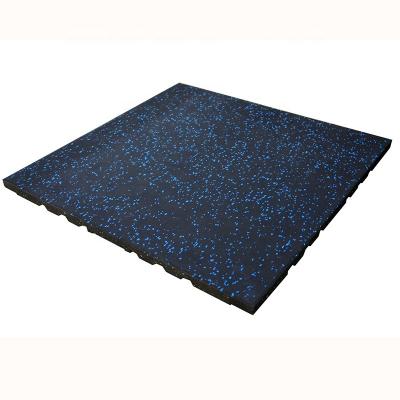 China High Quality Width 20mm Thickness EPDM Gymnasium Square 1m Square 1m Colorful Gym Mats Rubber Flooring for sale