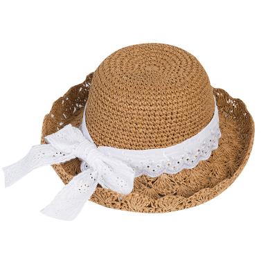 China Riffia Pitcher Straw Summer Shade Beach Personal Vacation Felt Pitcher Hat Derby Hat Ladies Straw Formal Pitcher Hats for sale