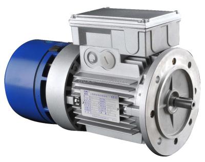 China IP55 0.37KW electric motor with AC brake for sale