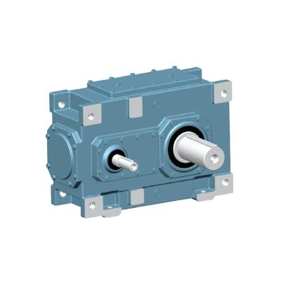 China Factory Vertical HB Series Speed ​​Reduction Helical Gearbox with Shaft for sale