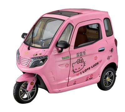 China New Energy 3 wheel leather mini e electric smart car for sale for all ages for sale