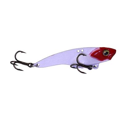 China 3.5g Horse Mouth Simulation Bait Durable Freshwater Bass Vib Lead Plated Copper Fishing Lure for sale