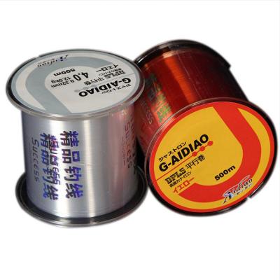 China High strength Japanese goods wear-resistant fishing line nylon main line sea fishing 500m line for sale