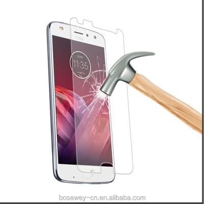 China High Quality Transarent Tempered Glass Screen Protector For Motorola Moto Z2 Play for sale