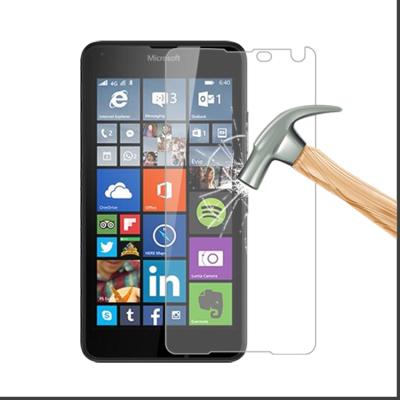 China Fast Delivery 9h Clear Explosion-proof Film Toughened Membrane Tempered Glass Screen Protector For Microsoft Lumia 640 for sale