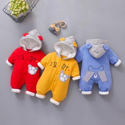 China 100% Cotton Baby Clothing Winter OEM Service 100% Cotton Baby Clothes Soft Stylish Long Sleeve Unisex Baby Romper for sale