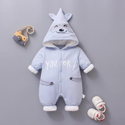 China 100% Cotton One Piece Overalls Long Sleeve Unisex Kids Clothing Baby Customized Logo Full Body Romper for sale