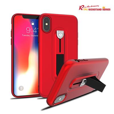 China Kickstand Kickstand TPU Smartphone Case For Iphone X for sale