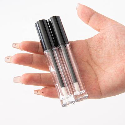 China Cosmetic Lipgloss Tube Containers 3ml petg uv matte lip gloss wholesale clear lip gloss lip gloss tubes and box custom label for sale