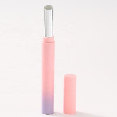 China Cosmetic Lipgloss Tube Containers Custom Colorful Wholesale Clear Mini Lip Balm packaging Empty Plastic Lipstick Tube for sale