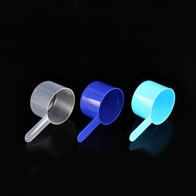 China Available Available In 3 Colors 50ml Plastic Powder Doser Short Handle Plastic Powder Spoon for sale