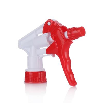 China Non Spill Yuyao Chemical Trigger Sprayer 24/400 red&white color trigger sprayer for sale