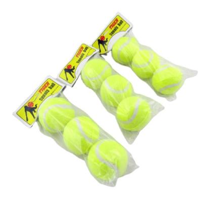 China Wholesale Training Ball CheapTennis Sports Competition Practice Tennis Ball Polyester And Rubber Fiber Adult Tennis Ball for sale