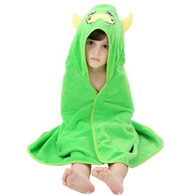 China QUICK DRY Cotton Hooded Organic Baby Towel Baby Microfiber Bath Towel Infant Hooded Towel for sale