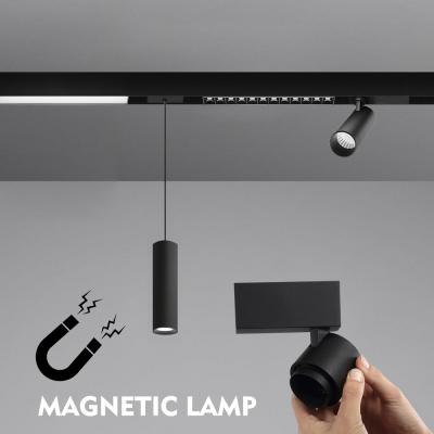 China Modern Modern Design Led Light Magnetic Track Light Indoor Path Lamp Bulbs No Head Lamp Design For Home Hotel Office Display for sale