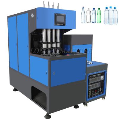 China Blue Semi Automatic Pet Bottle Making Machine Weight KG 1400 KG Speed Operation for sale