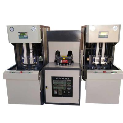 Chine 15 kW de puissance semi-automatique étirement soufflage soufflage machine de moulage pour bouteille PET à vendre