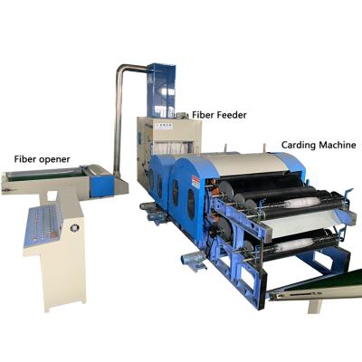 China Factory Customization Non Woven Fiber Wadding Production Line Full Automatic Thermal Bonded Wadding Factory for sale