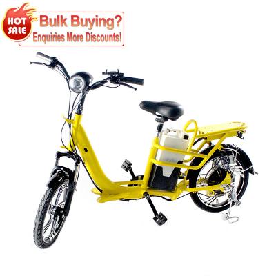 China Aluminum alloy high quality electric bicycle 48v 350w food delivery e bike for sale