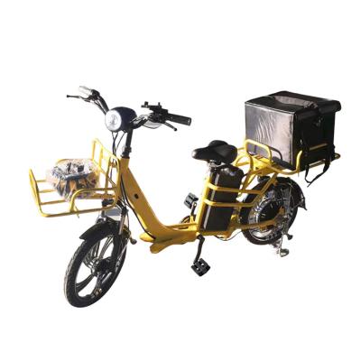 China Carbon Steel Aluminum Alloy Fram Pizza Delivery e Bike Delivery Cart for sale