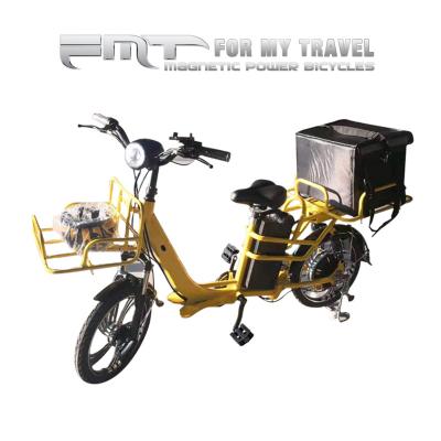 China Carbon steel fast speed long range pizza delivery folding electric scooter electric delivery e bike for sale