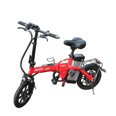 China Mini Pedelec 48v 350w e bike aluminum alloy fold type city electric bicycle for sale